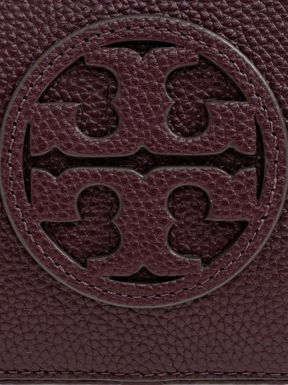 Tory Burch Miller mini-crossbodytas logo-applicatie Rood