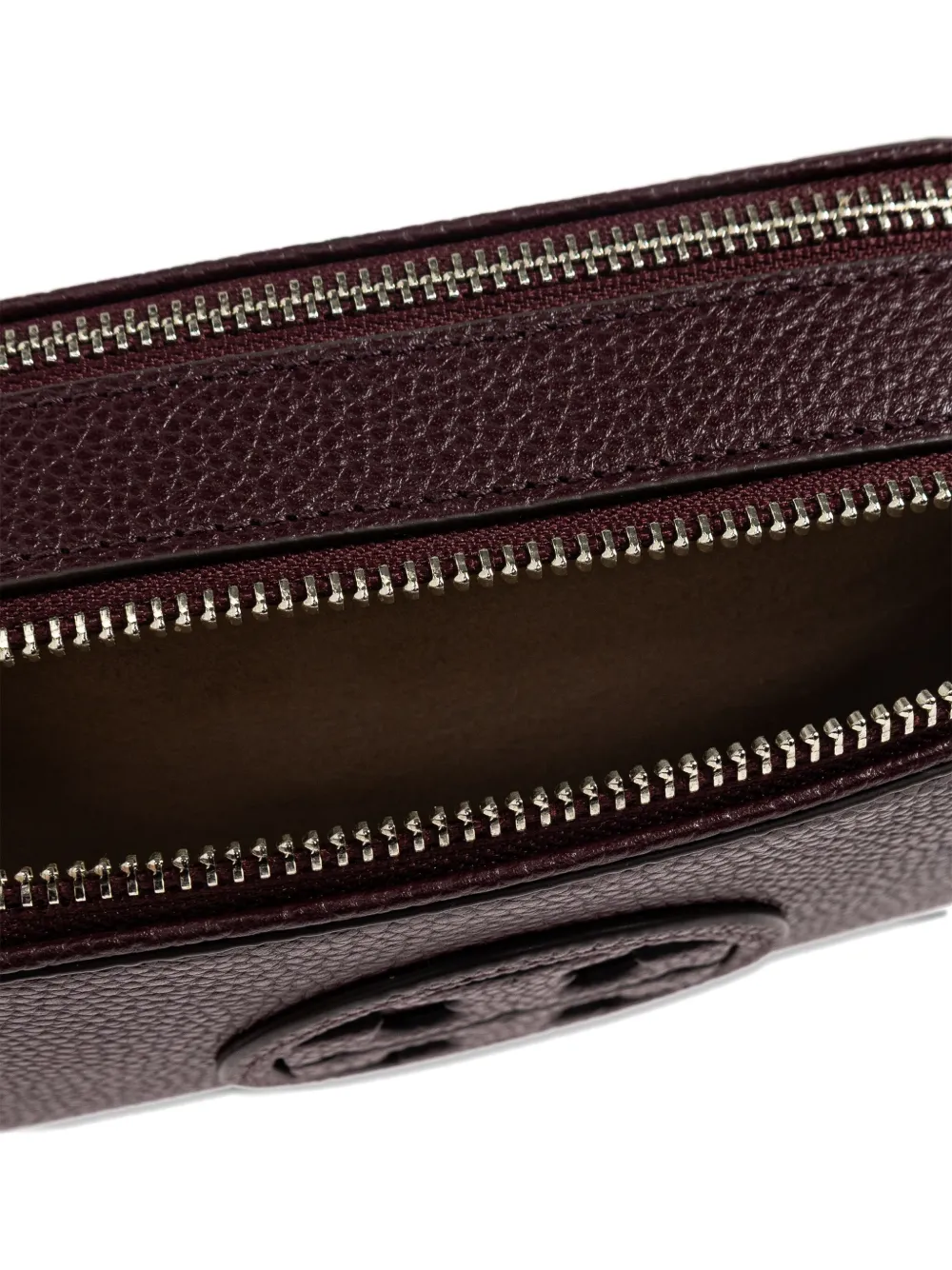 Tory Burch Miller mini-crossbodytas logo-applicatie Rood