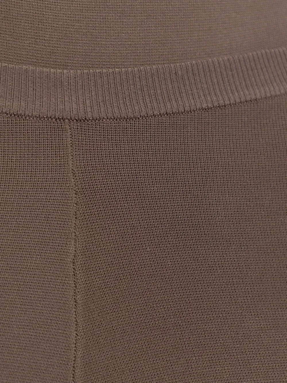 Entire Studios Ribbed Shorts In Brown