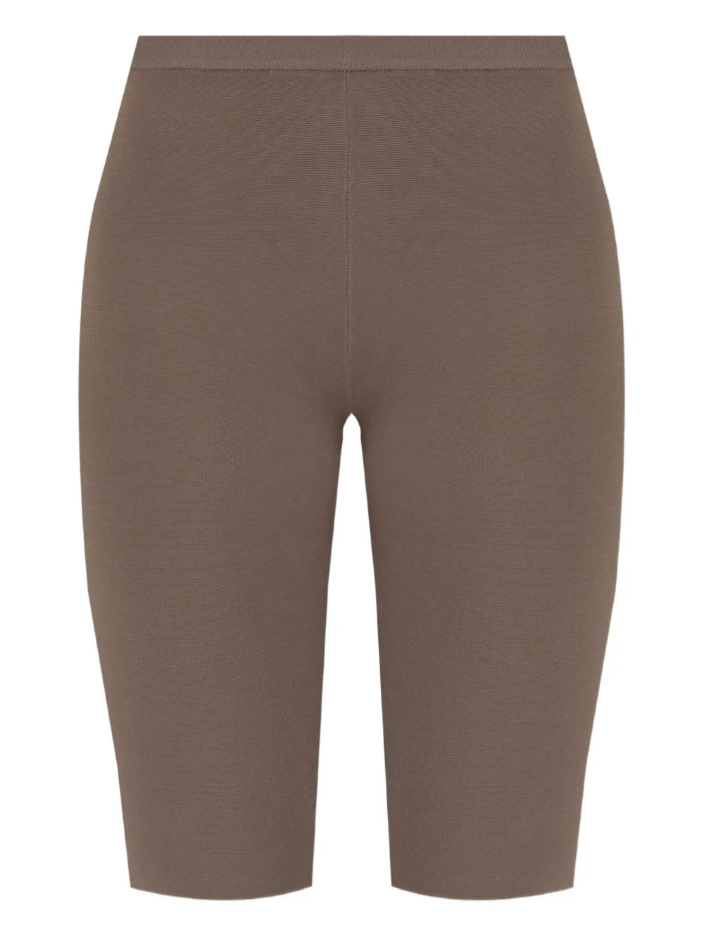 Entire Studios Ribbed Shorts In Brown