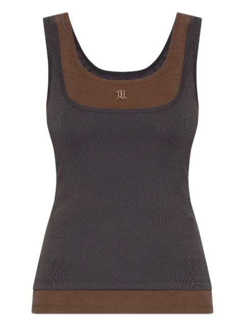 MISBHV embroidered layered top