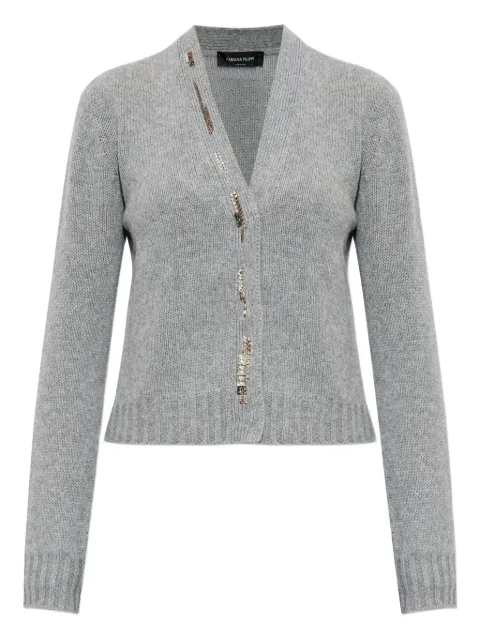 Fabiana Filippi crystal-embellished cardigan