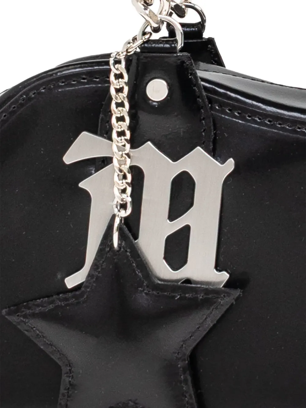 Misbhv Chain Star-charm Tote Bag In Black