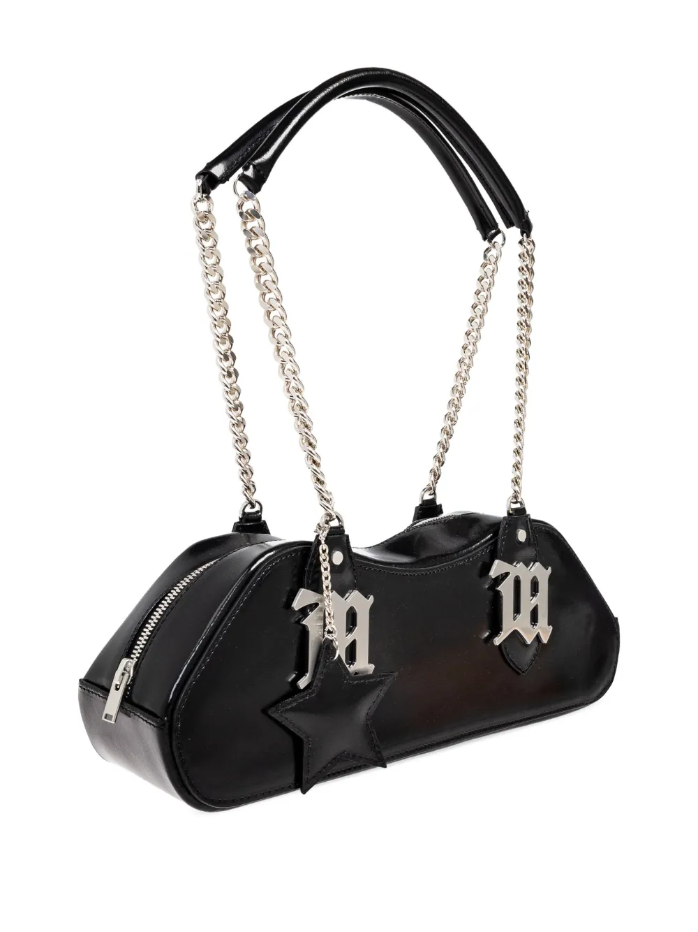 Misbhv Chain Star-charm Tote Bag In Black