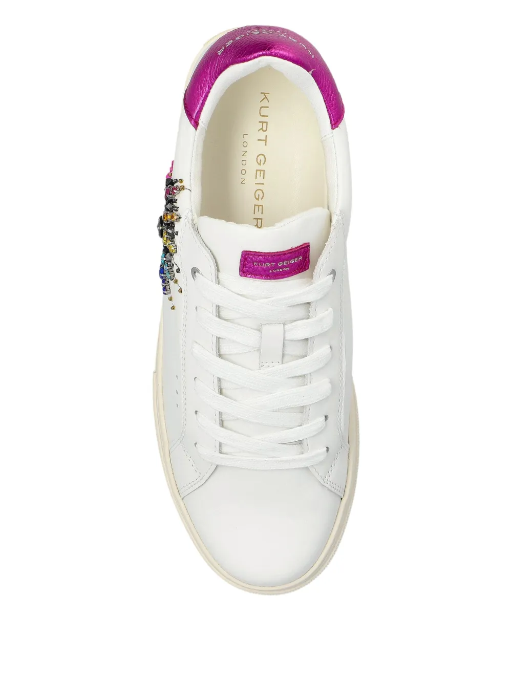 Kurt Geiger London Lana Eye sneakers Wit