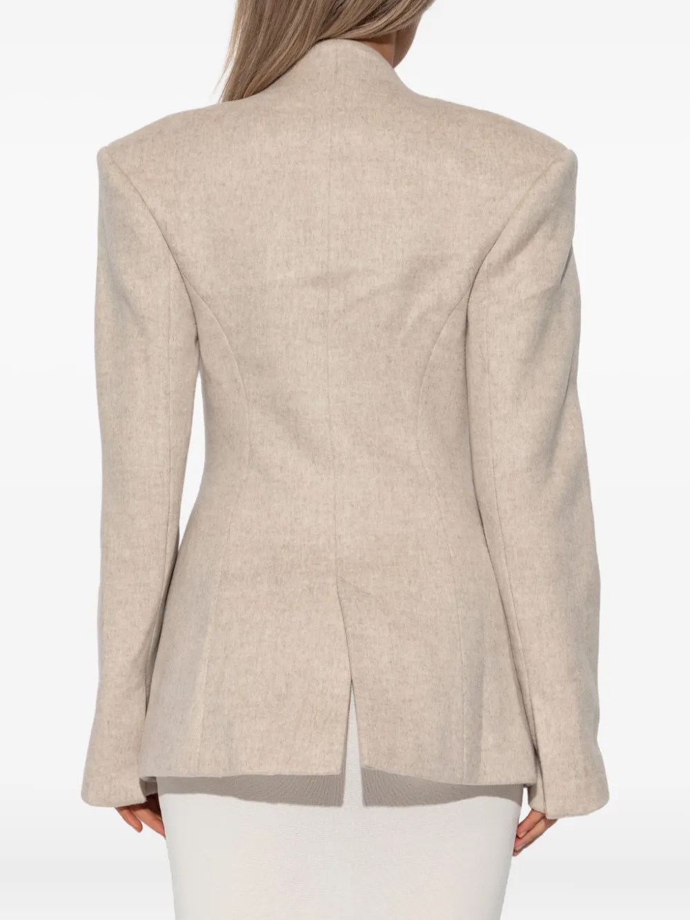 ENTIRE STUDIOS Blazer met V-hals Beige