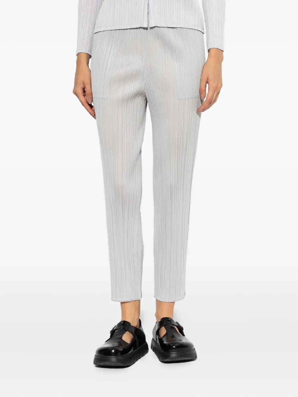 Pleats Please Issey Miyake pleated trousers - Grijs