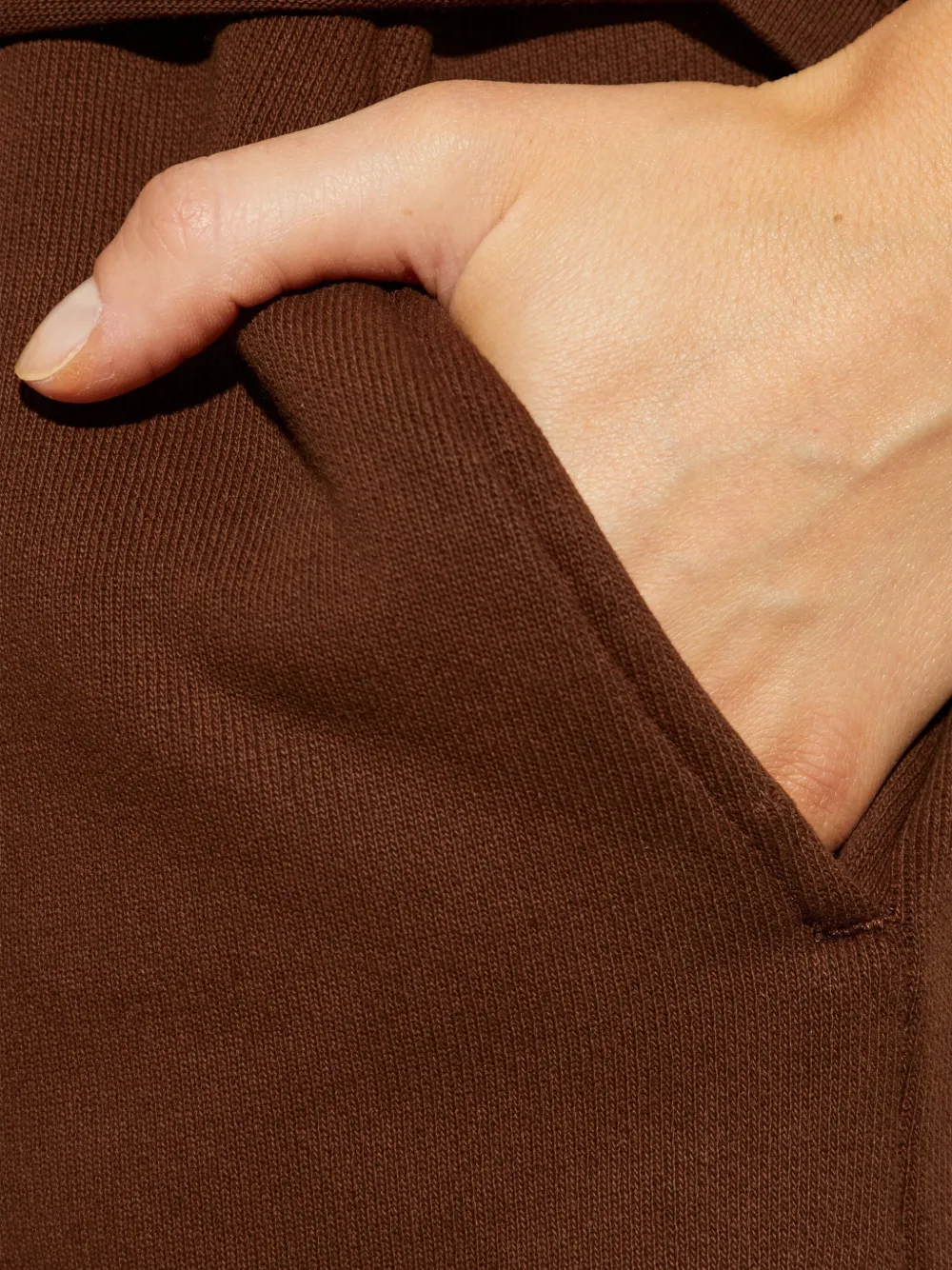 ENTIRE STUDIOS Broek met tailleband Bruin