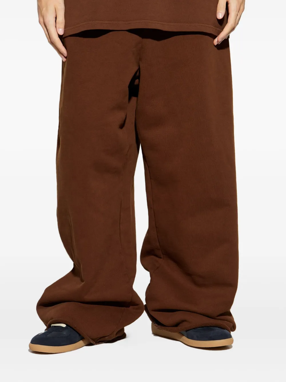 ENTIRE STUDIOS Broek met tailleband Bruin