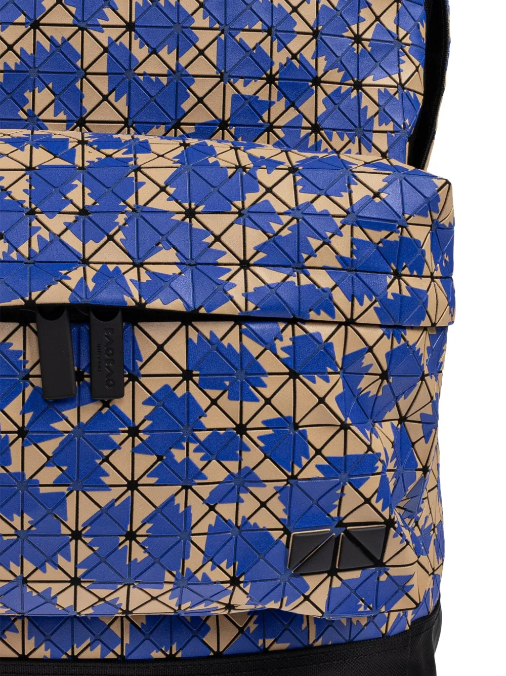 Bao Bao Issey Miyake Geometric Pattern Backpack In Blue