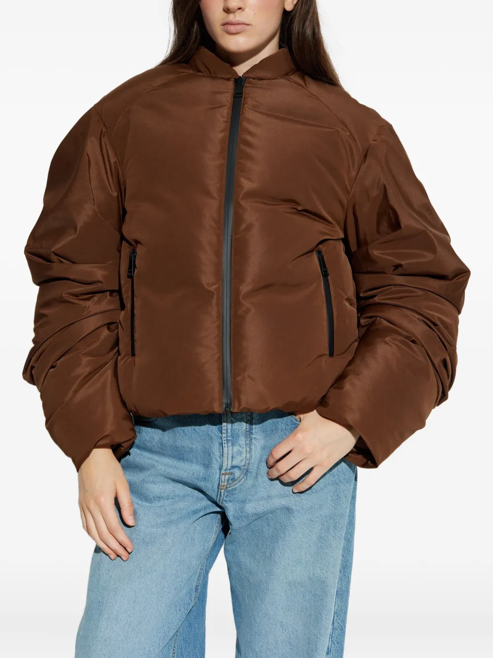 Khrisjoy Lily jack met ruchemouwen Bruin