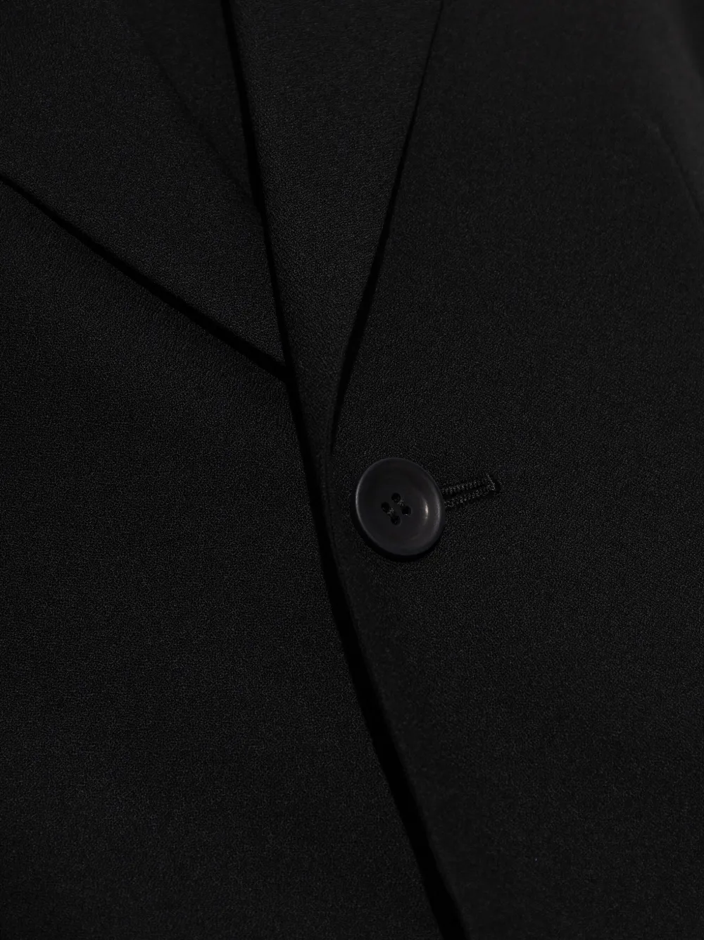 Issey Miyake Uni-form Buttoned Blazer In Black