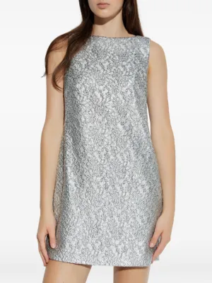 jessica embroidered illusion party dress Beaded Lace Short Babydoll Party Dress main image 1