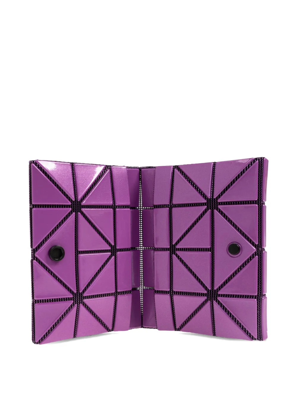 Bao Bao Issey Miyake Geometric Wallet In Purple