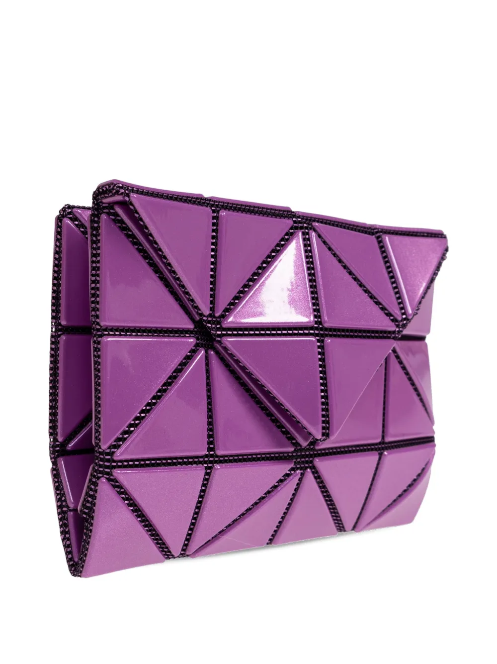 Bao Bao Issey Miyake Geometric Wallet In Purple