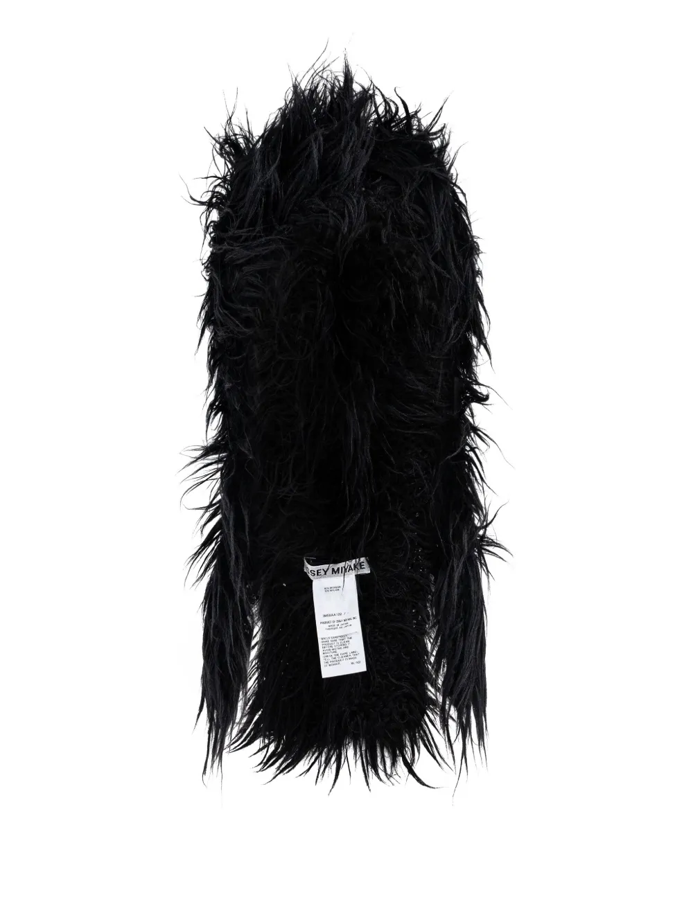 Issey Miyake Mohair Hat In Black