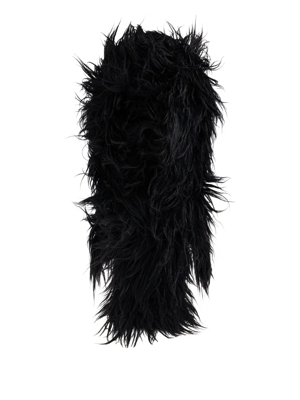 Issey Miyake mohair hat - Zwart