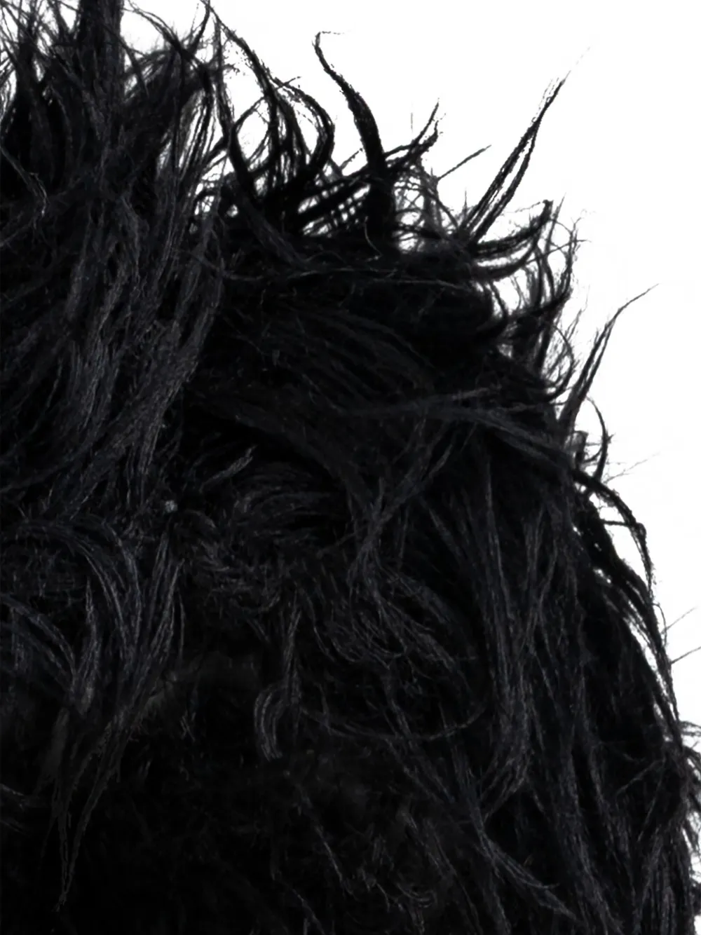 Issey Miyake Mohair Hat In Black