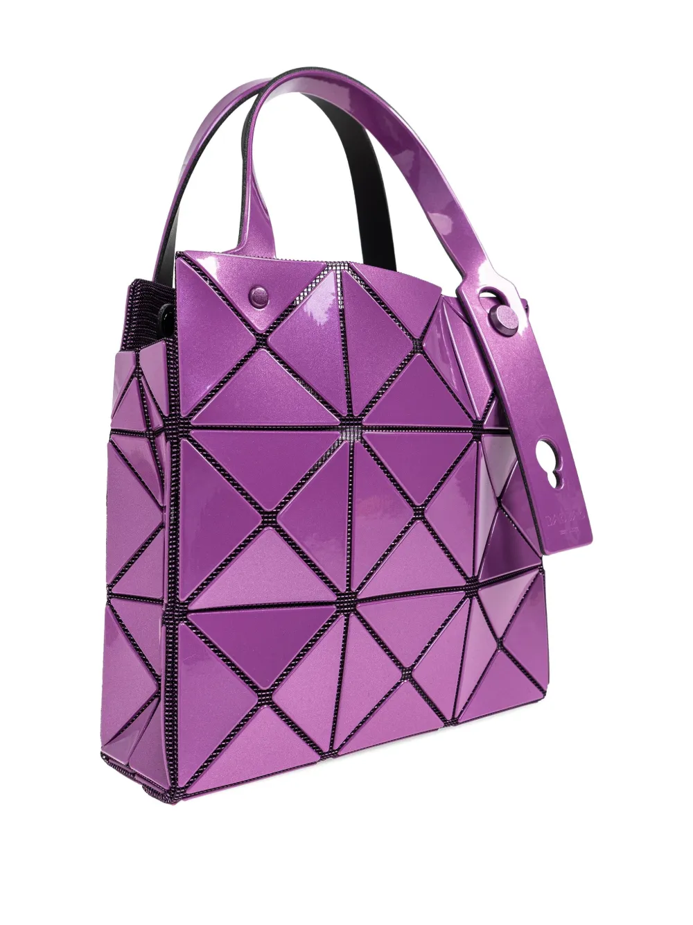 Bao Bao Issey Miyake Carat Panelled Mini Bag In Purple
