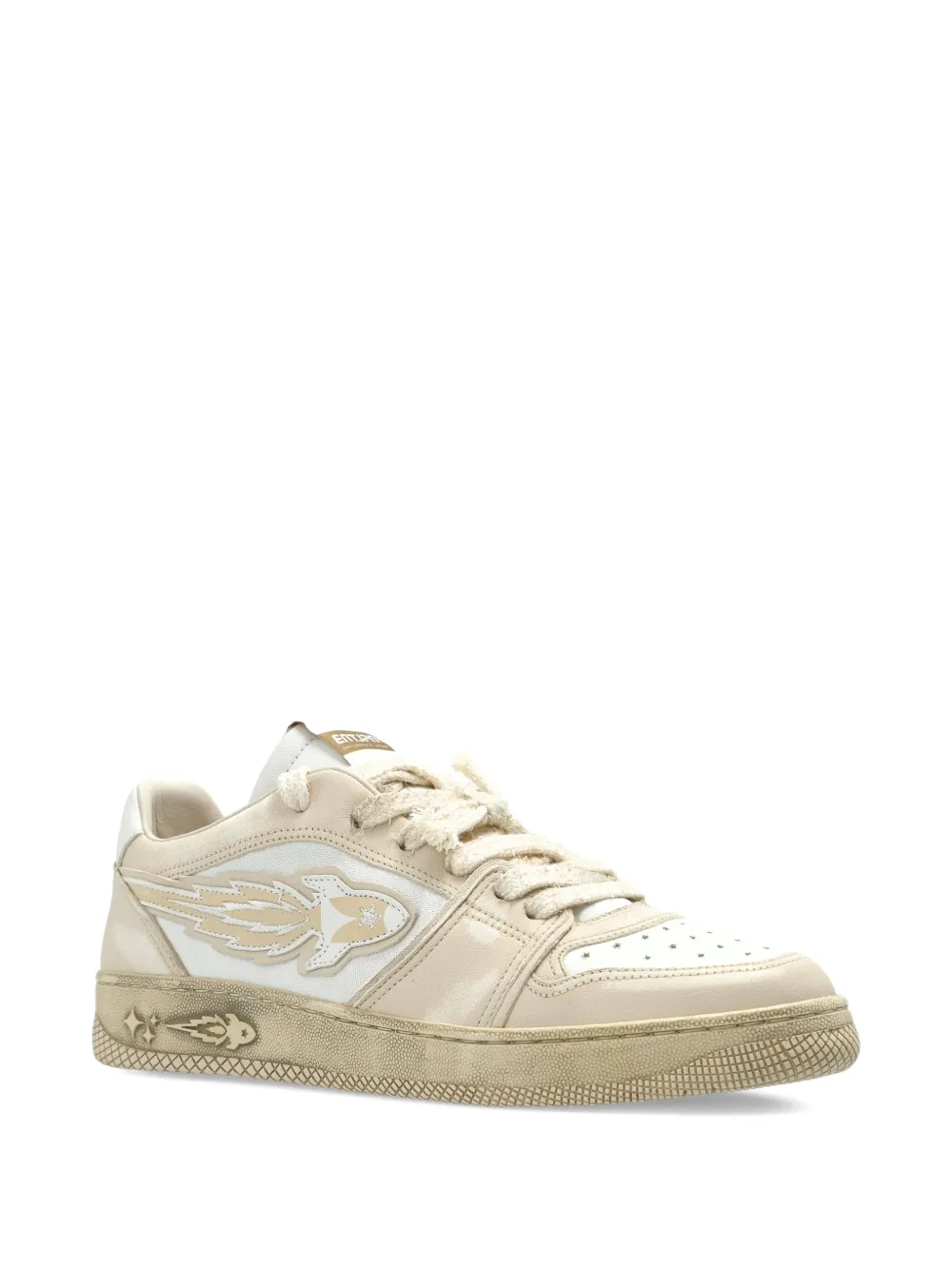 Enterprise Japan logo-detail sneakers - Beige