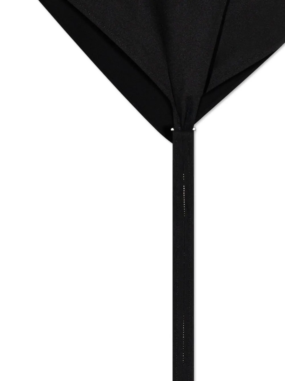 Issey Miyake top strapless con moño en la espalda | negro | Image 1