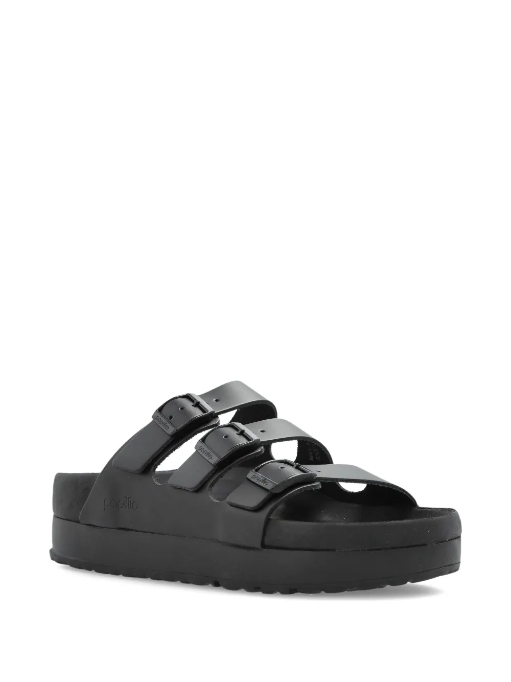 Birkenstock Florida Buckle-strap Sandals In Black