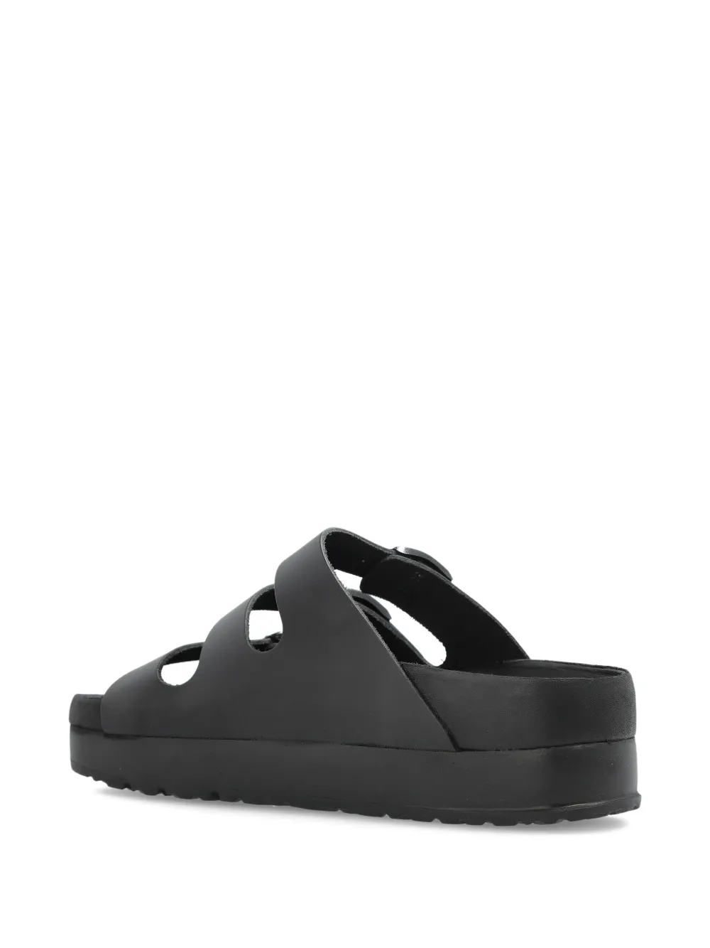 Birkenstock Florida Buckle-strap Sandals In Black