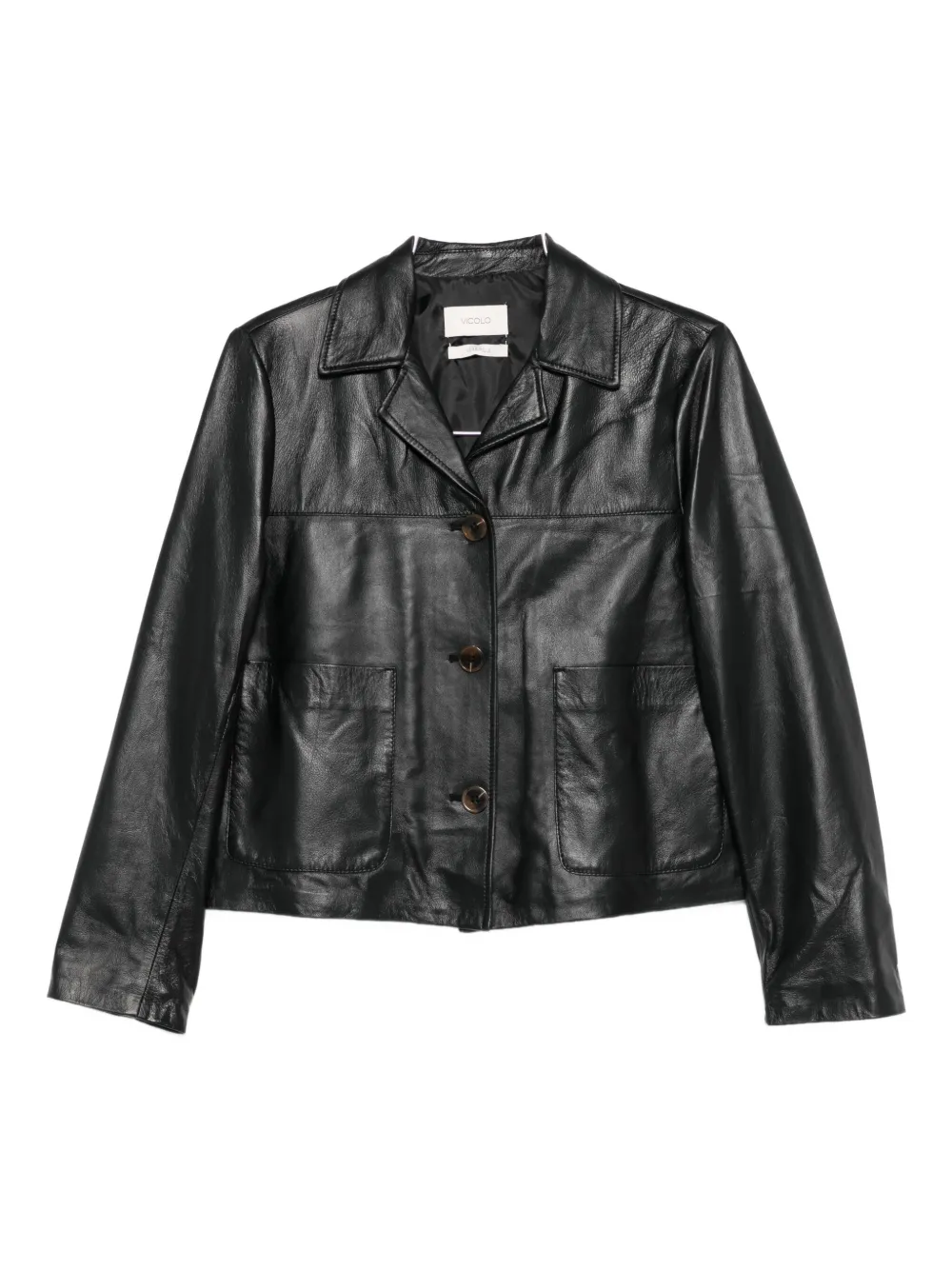 VICOLO button-up jacket | Black | Image 1