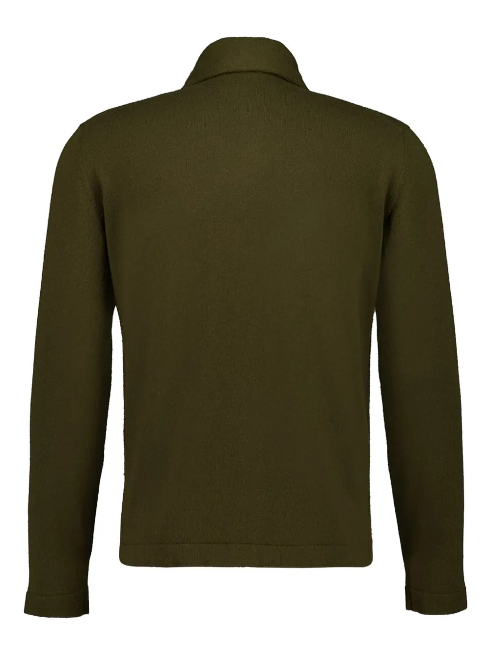 Piacenza Cashmere Button-up overhemd met zak - Groen