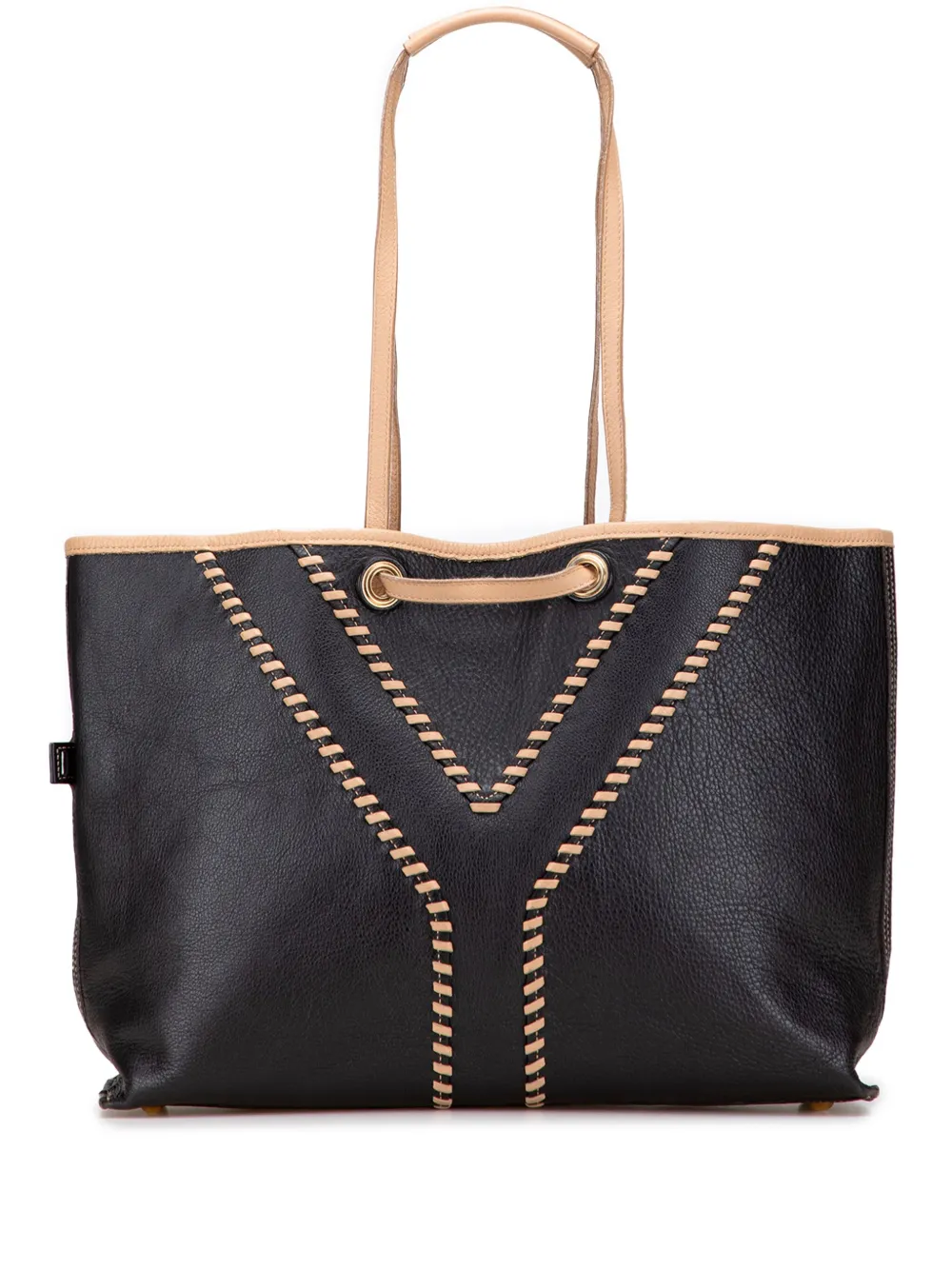 Saint Laurent Pre-Owned 2000-2012 Leather Reversible Neo Double tote bag | Brown | Image 1