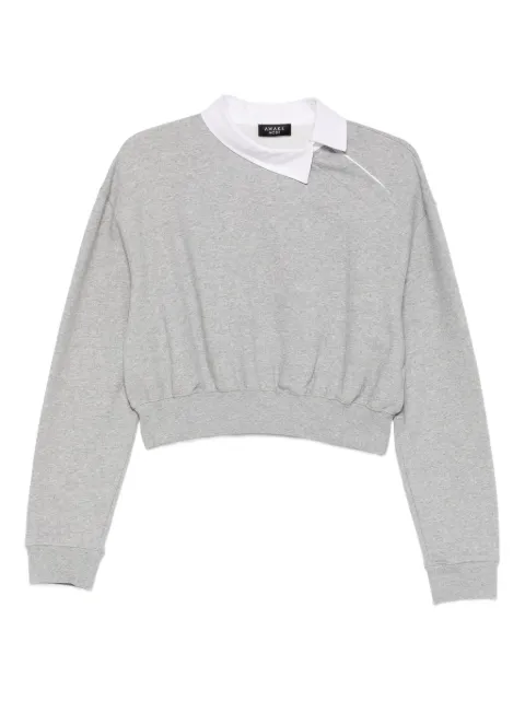 A.W.A.K.E. Mode asymmetric-collar sweatshirt