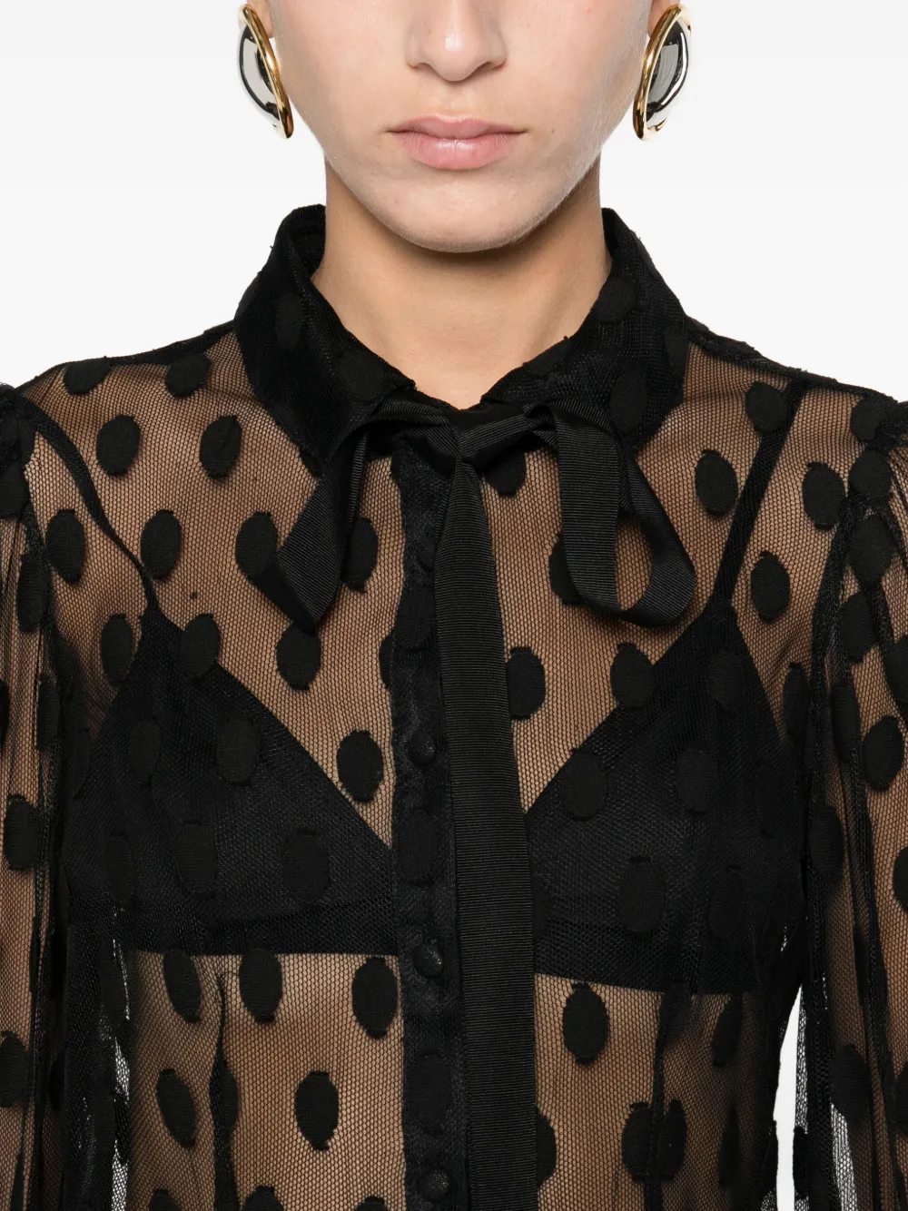 Ulla Johnson Soraya blouse Zwart