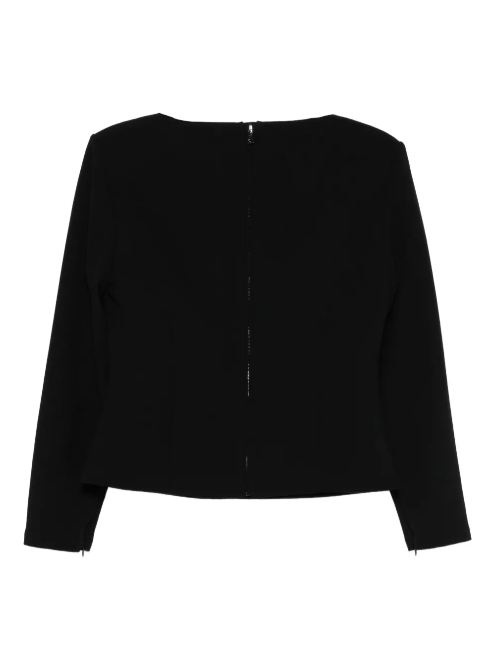 Roland Mouret Top met col - Zwart