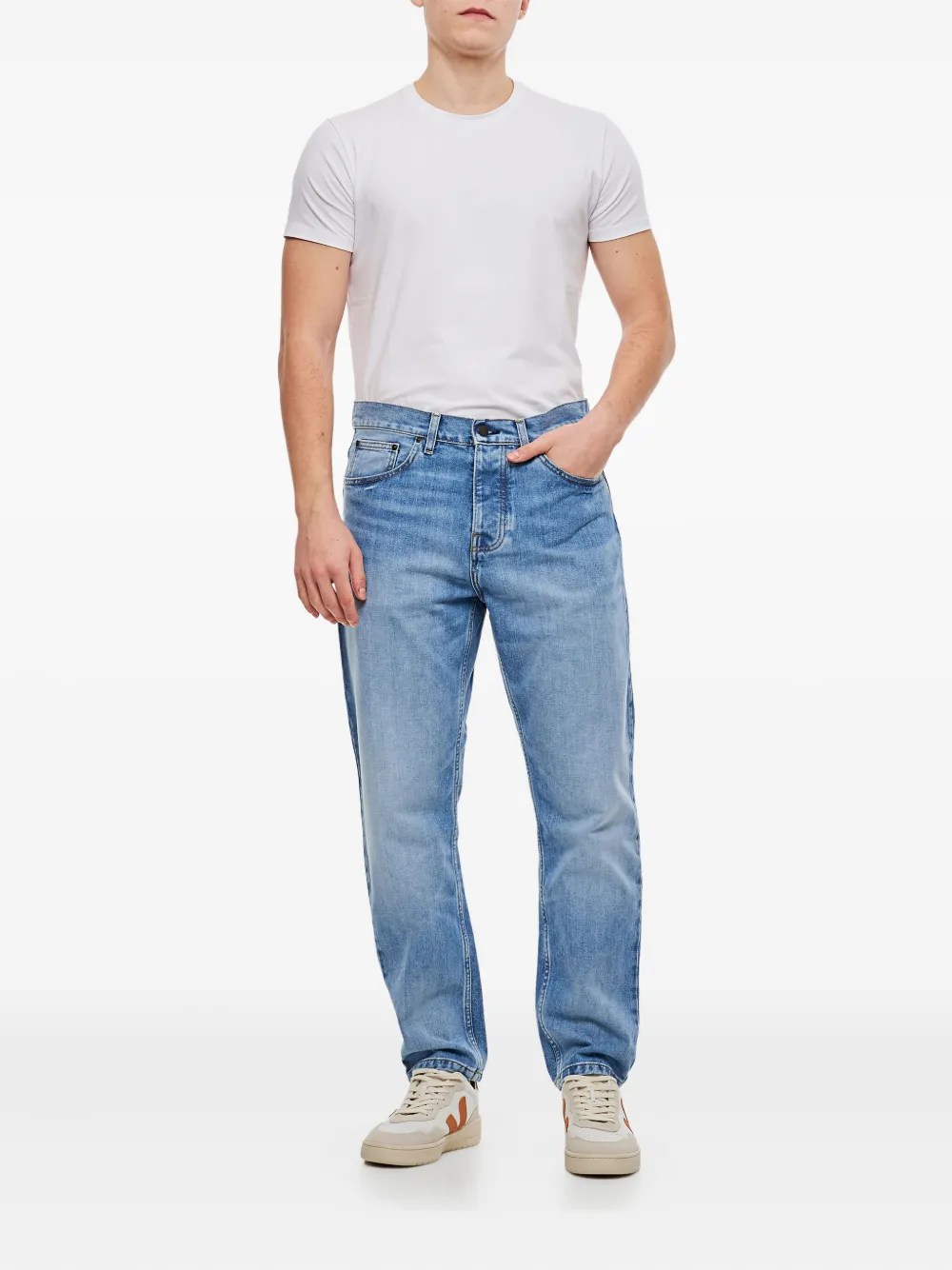 Carhartt WIP Newel jeans - BLUE AND GREEN
