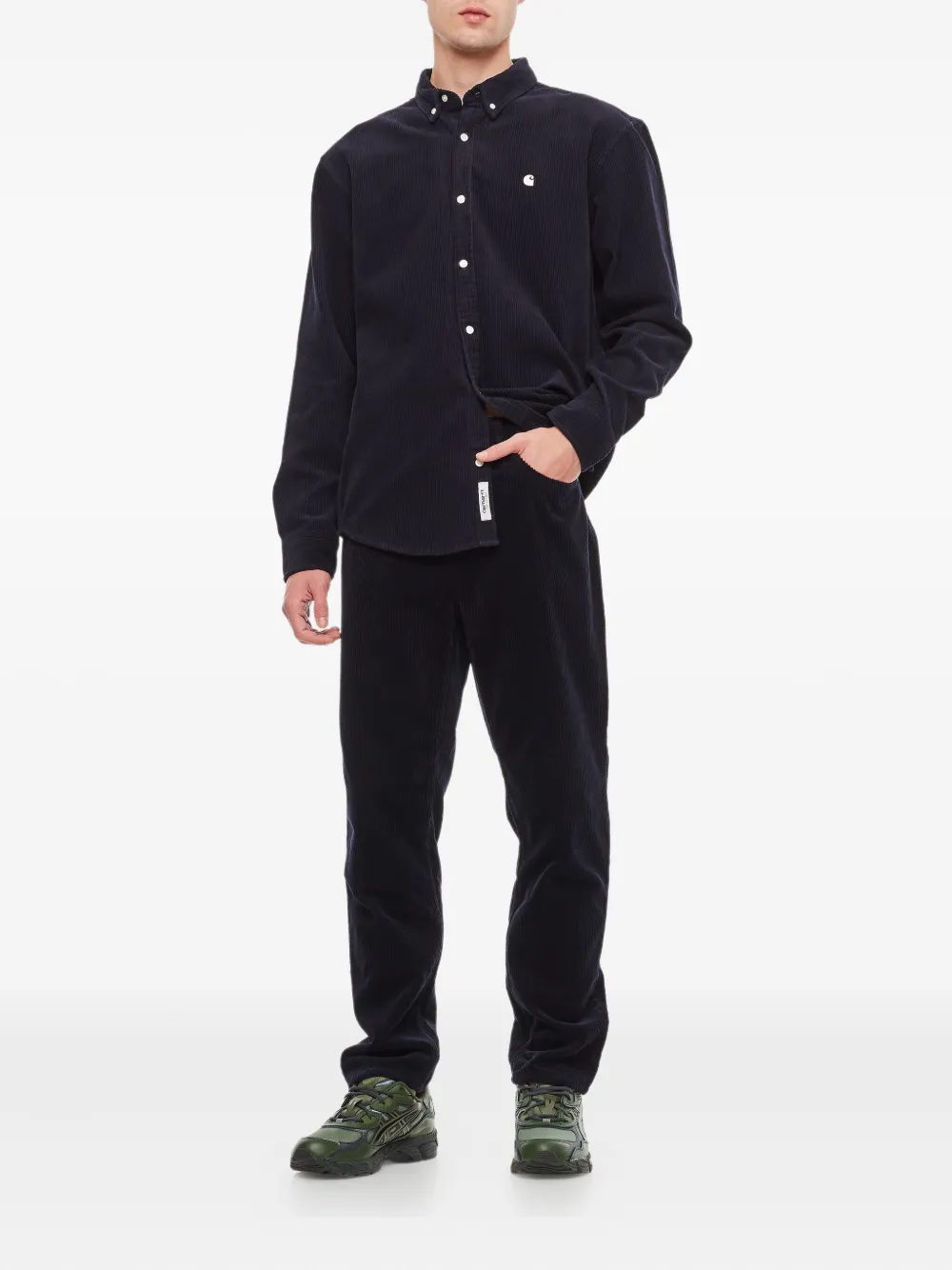 Carhartt WIP corduroy trousers - Blauw