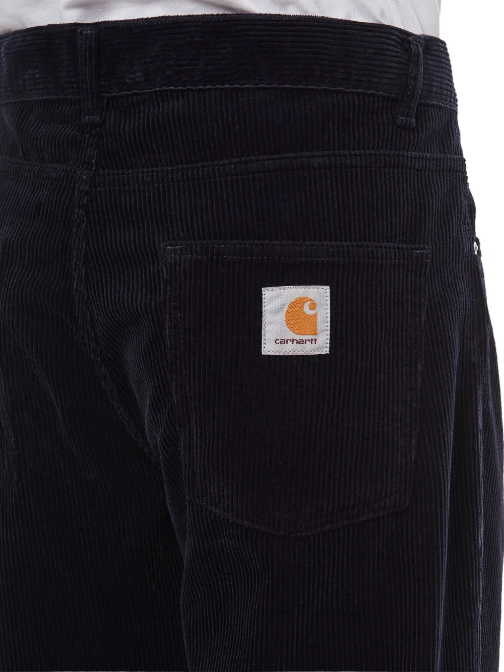 Carhartt Corduroy Trousers In Black