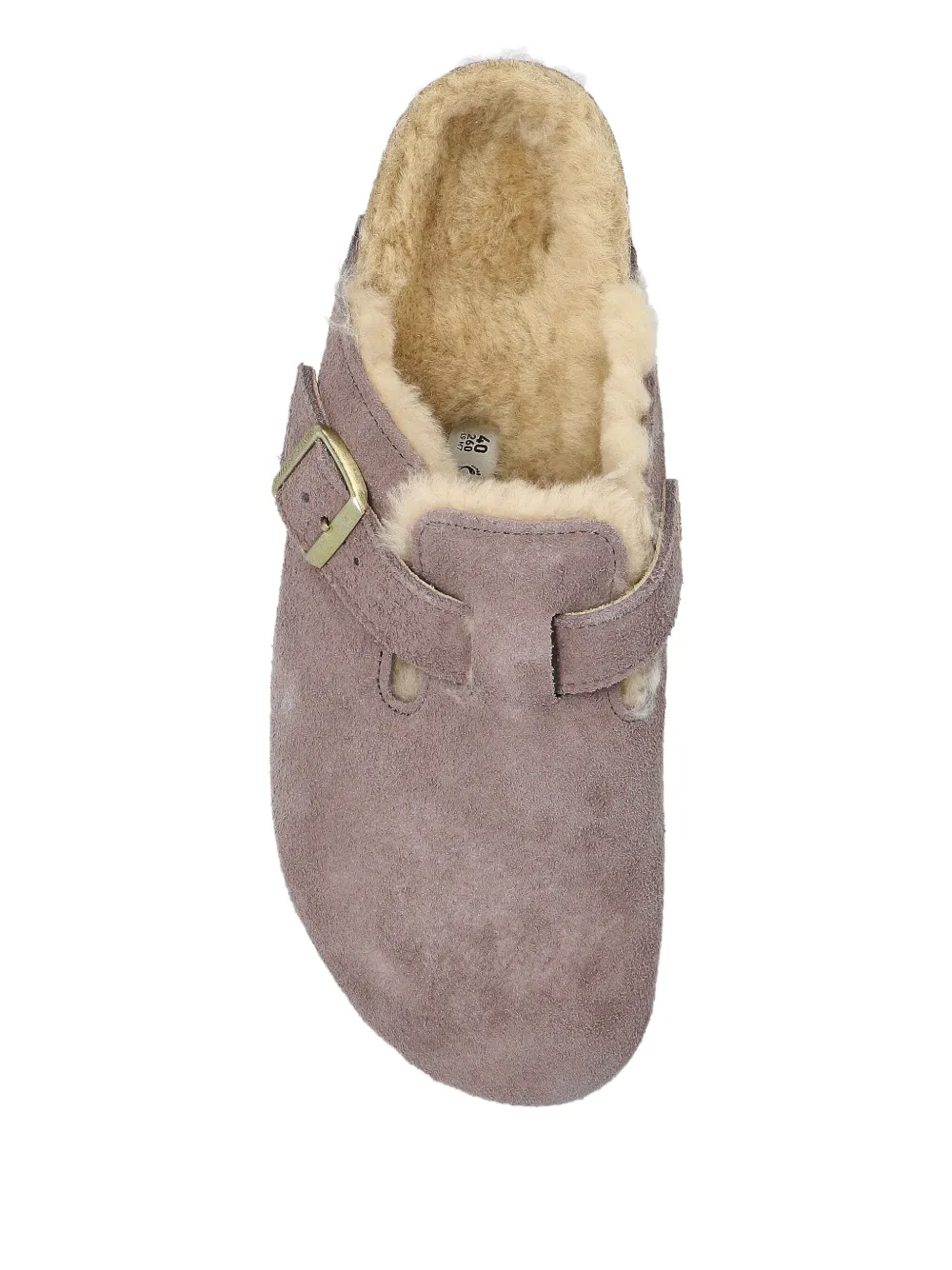 Birkenstock Boston muiltjes met gespdetail Paars