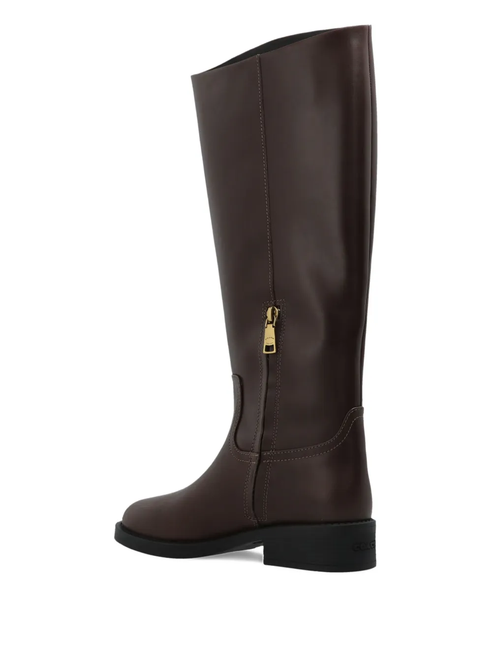 Coach Leren laarzen met rits Bruin