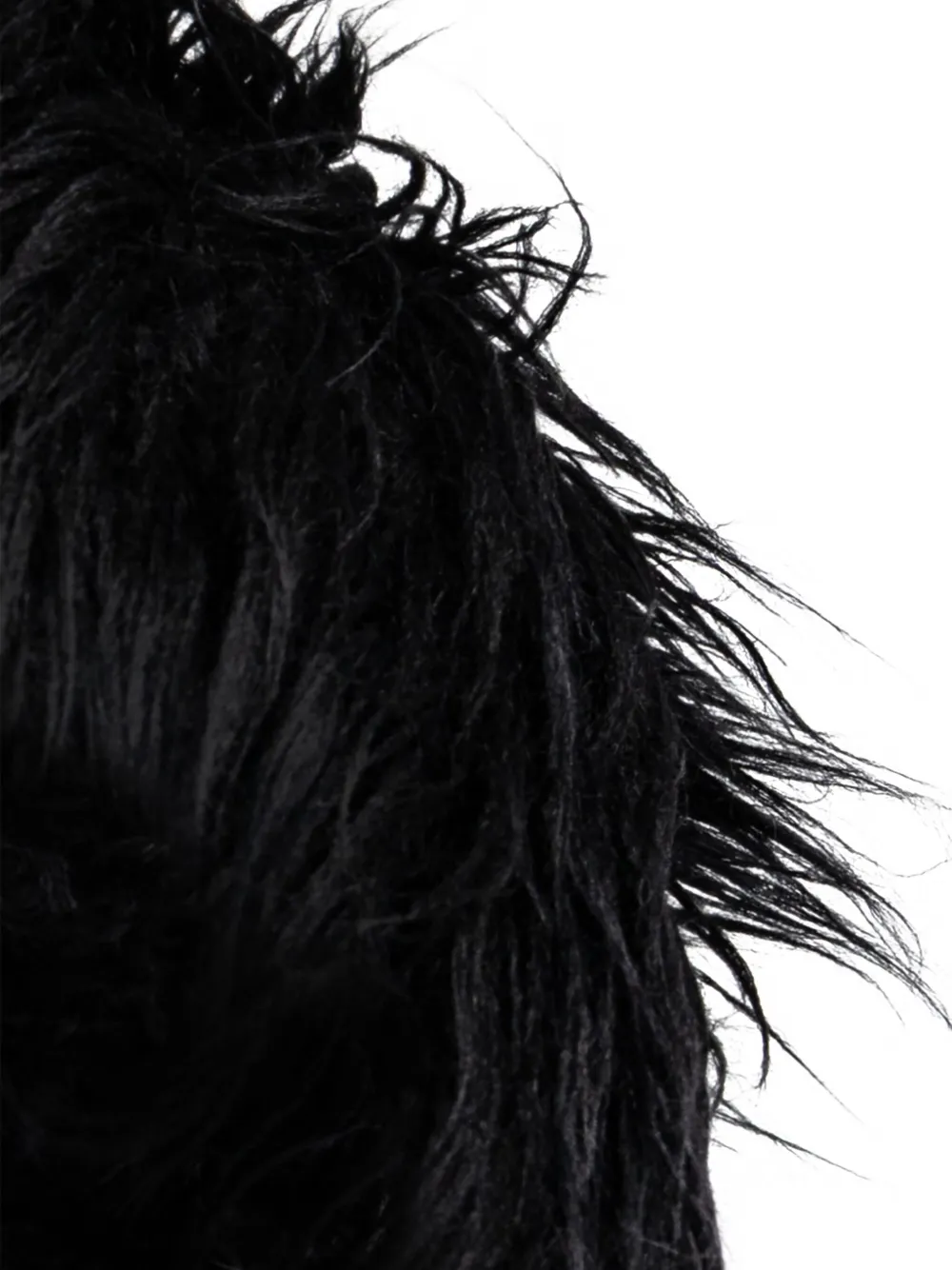 Issey Miyake Odd Mohair Beanie In Black
