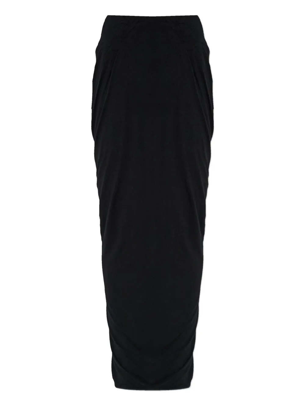 Entire Studios Draped Midi Skirt In Black