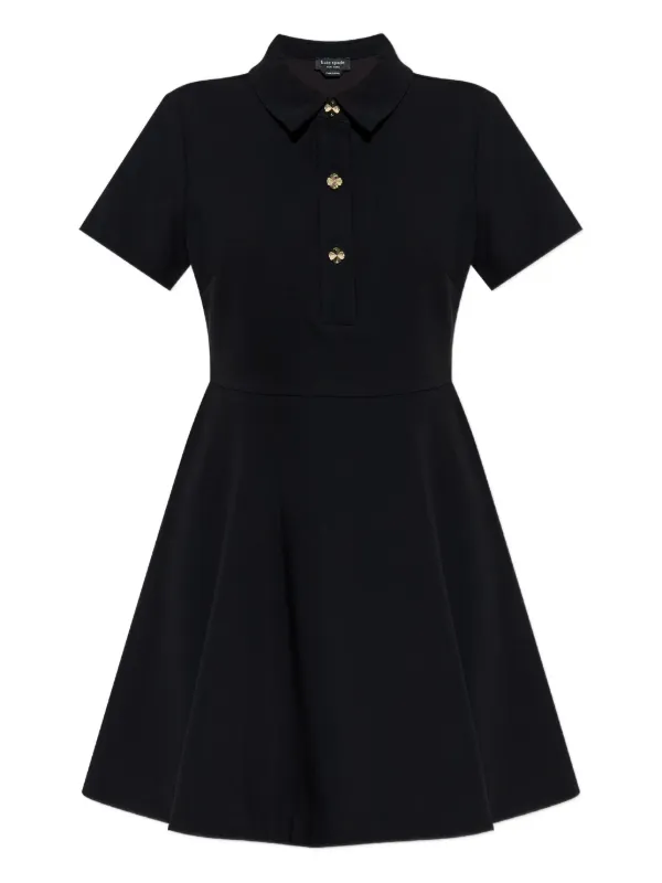 Kate Spade clover-button Mini Dress | Black | FARFETCH Kate Spade clover-button Mini Dress | Black | FARFETCH