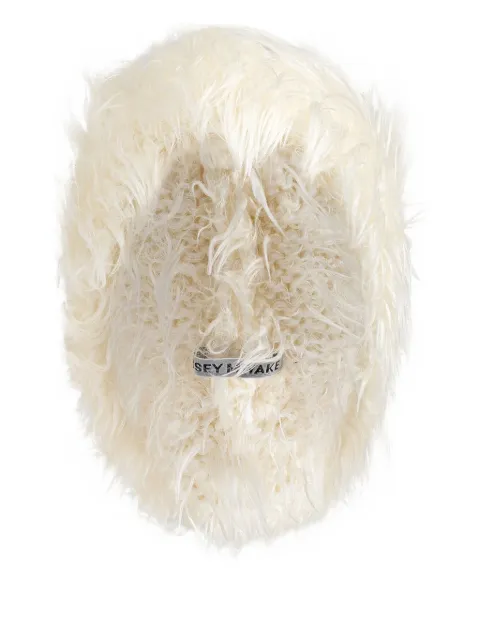 Issey Miyake mohair beanie hat