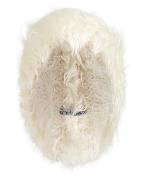 Issey Miyake mohair beanie hat
