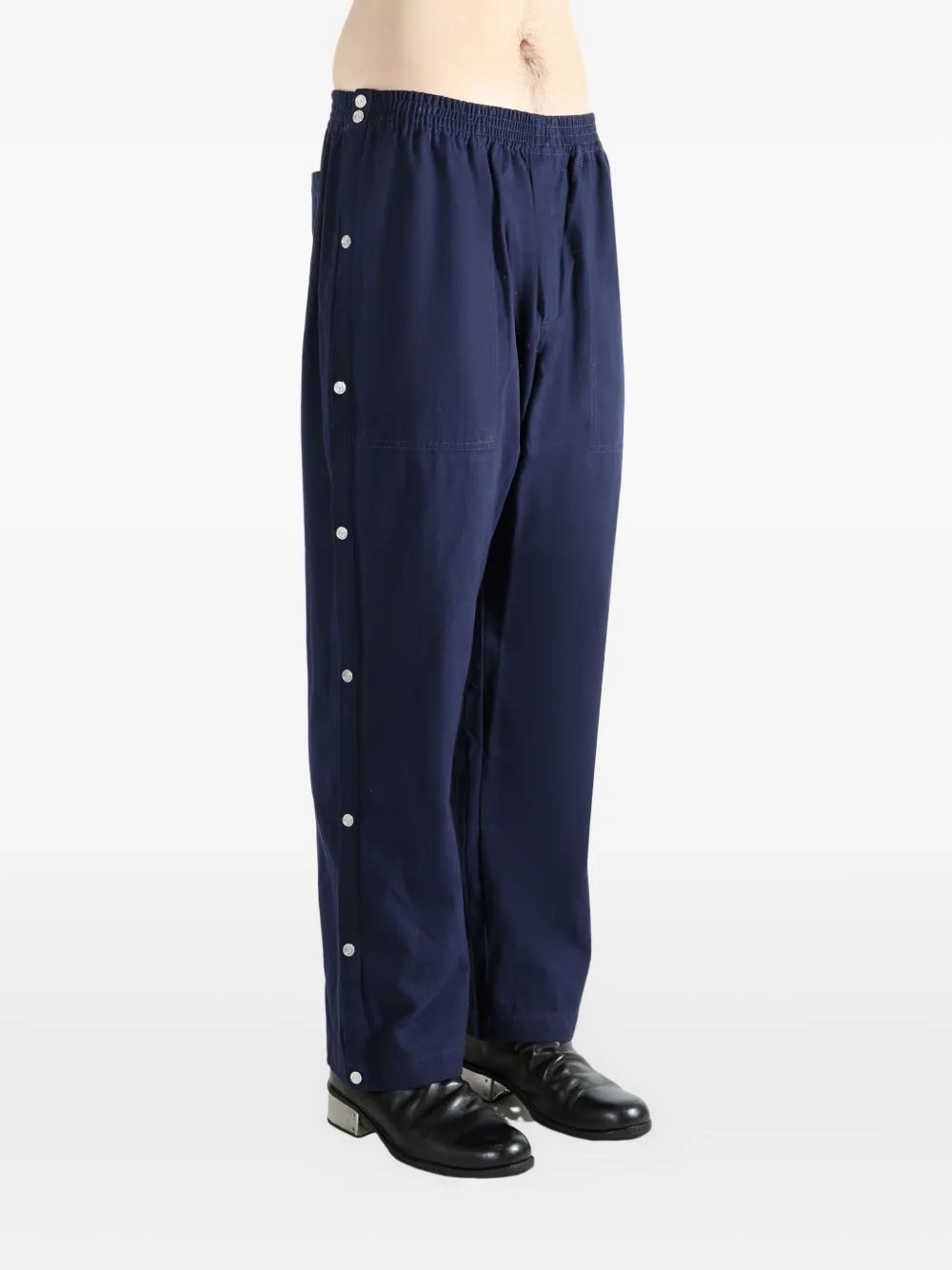 Bode Tear-away Press-stud Track Pants In Blue