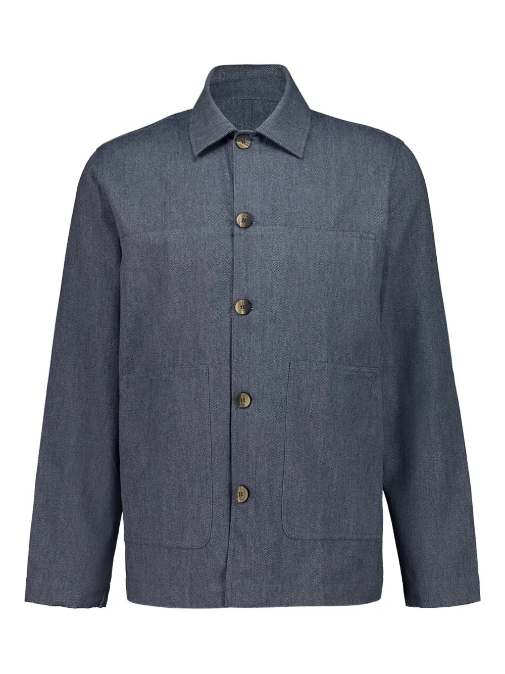Frescobol Carioca Belford button-fastening jacket | Blue | Image 1