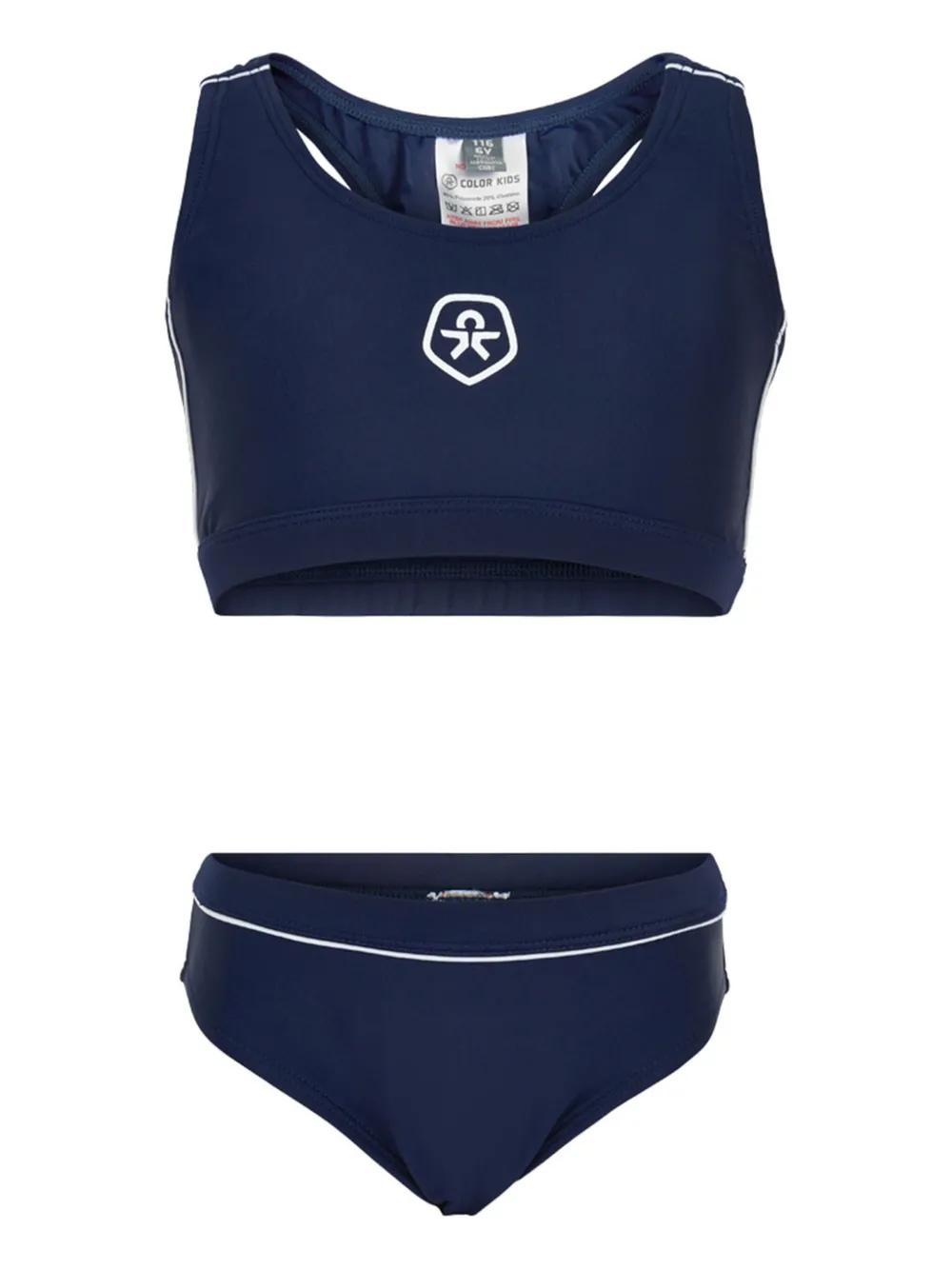COLOR KIDS ロゴ ビキニ - ブルー COLOR KIDS ロゴ ビキニ - ブルー