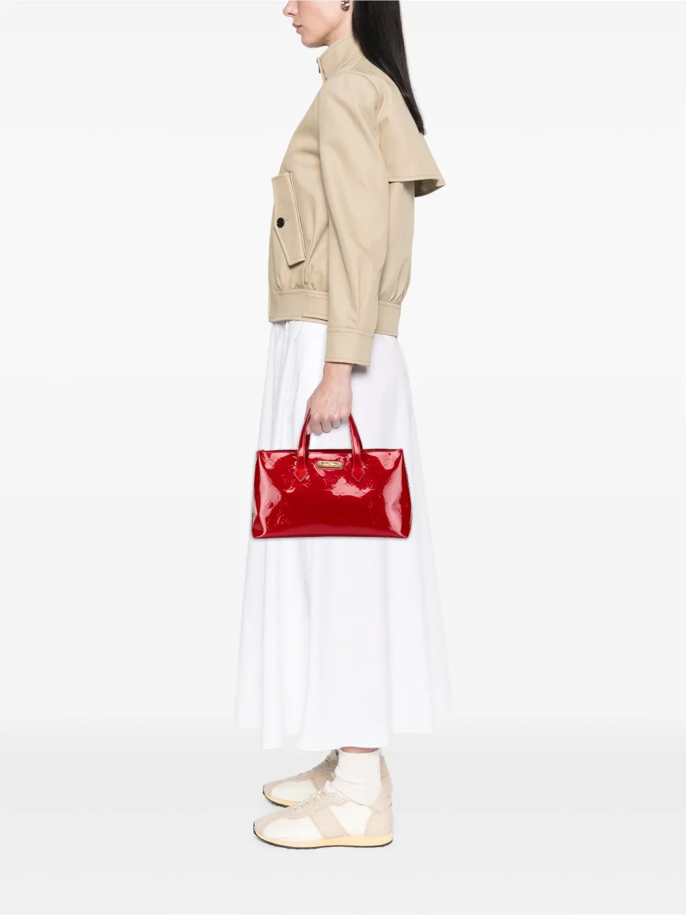 Louis Vuitton Pre-Owned 2000-2025 Monogram Vernis Wilshire PM handbag | Pre-Owned | Image 2