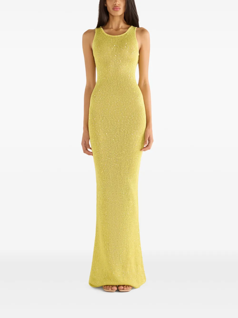Asta Resort Natalia floor-length maxi dress - Groen