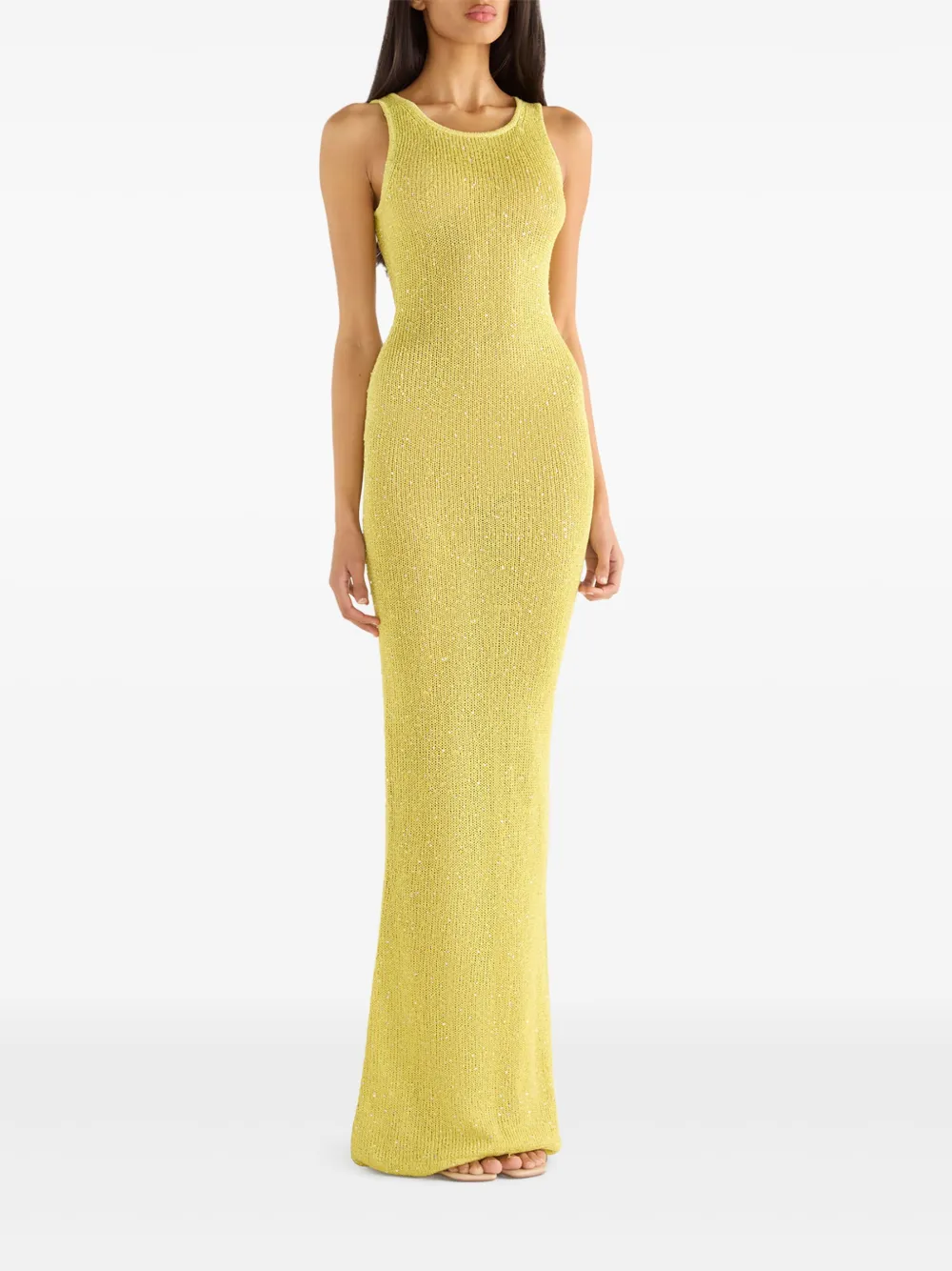 Asta Resort Natalia maxi-maxi-jurk Groen