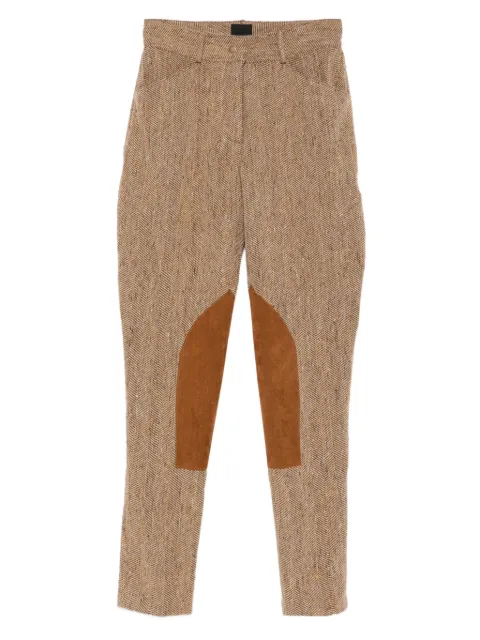 Anna Sui chevron trousers